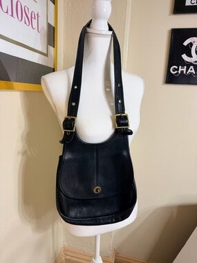 RARE!!! VINTAGE 1970-1980s Coach Bonnie Cashin Crescent Saddle Bag